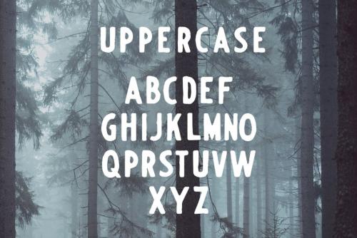 EVERGREEN Hand Drawn Typeface