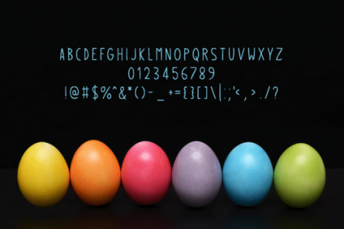 Easter Eggs Display Font