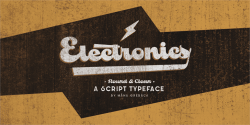 Electronics Font