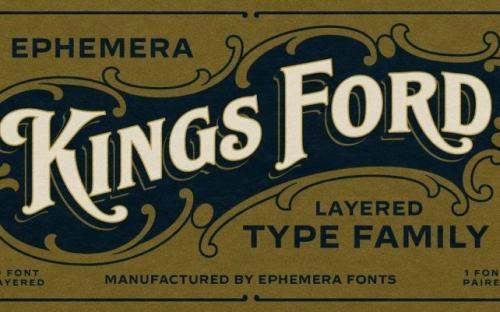 Ephemera Kingsford Display Font
