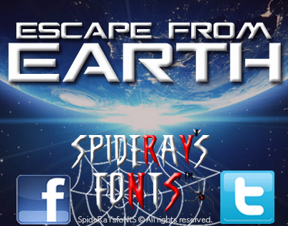 Escape From Earth Font