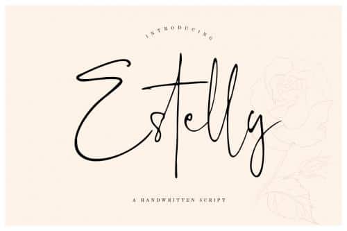 Estelly Stylish Signature Font