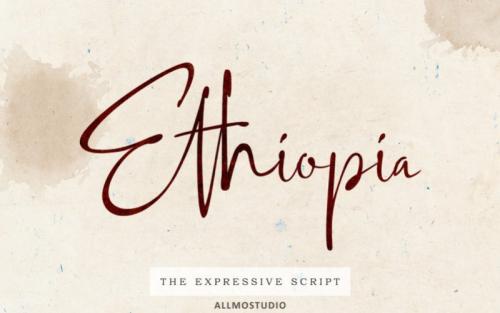 Ethiopia Handwriting Font