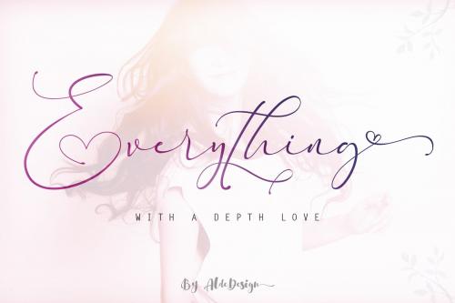 Everything Calligraphy Font
