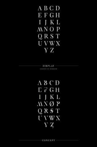 Exodus Typeface Font