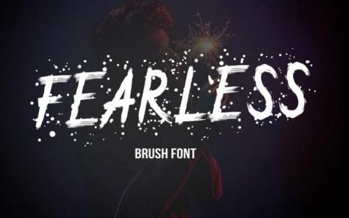 FEARLESS Brush Font
