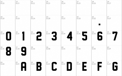 Face Off M Font