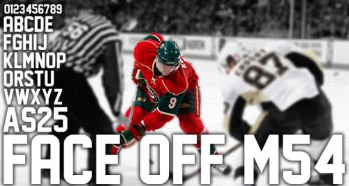 Face Off M Font