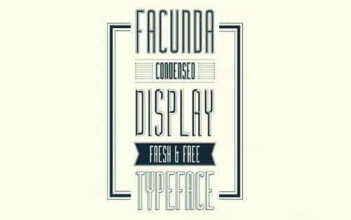 Facunda Display Font