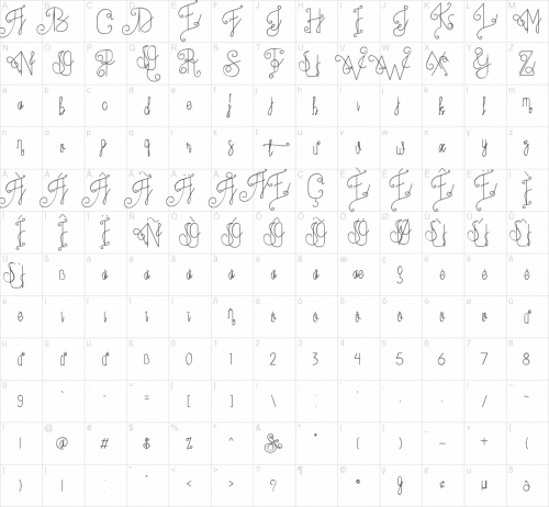 Fantasia Monoline Calligraphy Font
