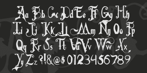 Fiddums Family Addams Family Font