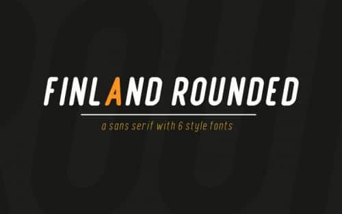 Finland Rounded Typeface