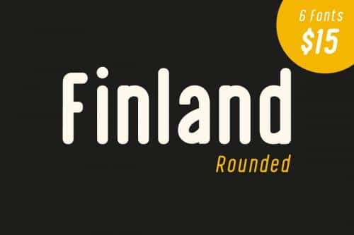 Finland Rounded Typeface