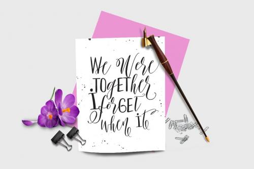 Flourish Script Font