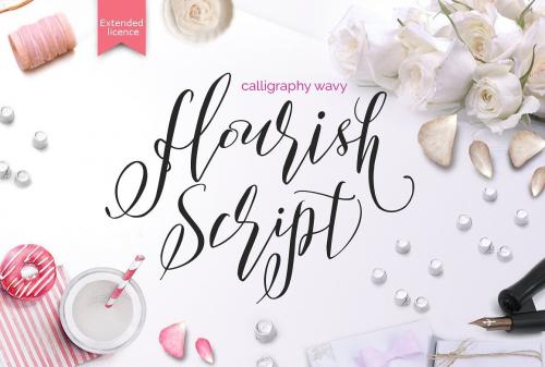 Flourish Script Font