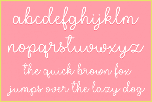 Flower Shop Script Font