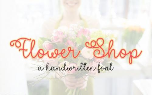 Flower Shop Script Font