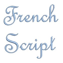 French Script Font