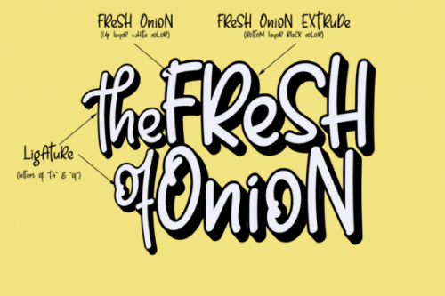 Fresh Onion Script Font