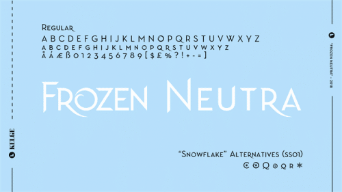 Frozen Neutra Font