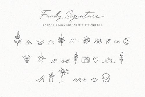 Funky Signature Font