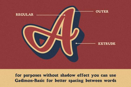 Gadimon Script Font