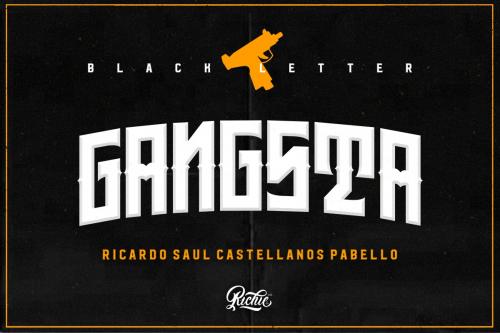 Gangsta Display Font