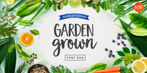 Garden Grown Caps Font Free Download