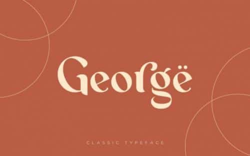 George Serif Font
