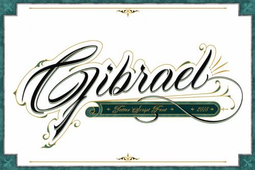 Gibrael Calligraphy Font