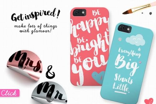 Glamorous Brush Font
