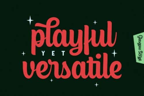 Glasgow Script Font