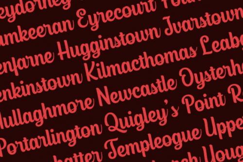 Glasgow Script Font