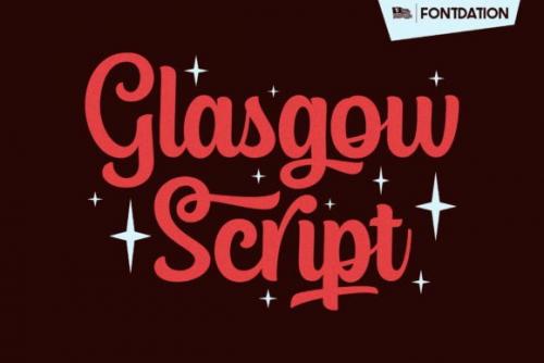 Glasgow Script Font