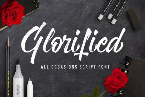 Glorified Script Font