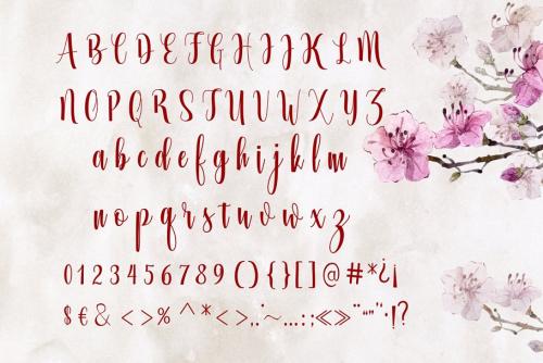 Glorious Calligraphy Font