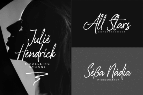 Glossy Night Font