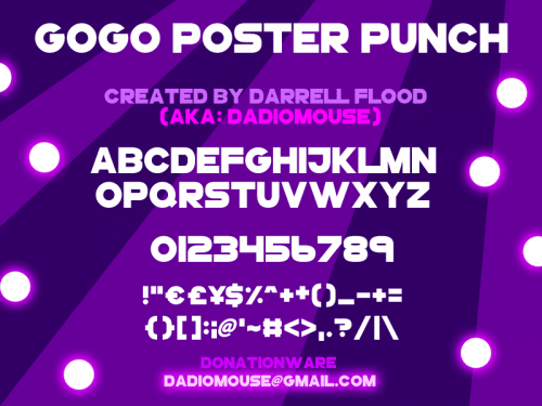 Gogo Poster Punch Font