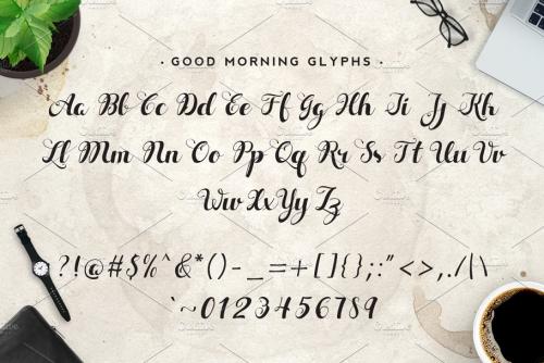 Good Morning Script Font