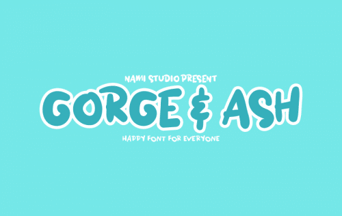 Gorge Ash Typeface