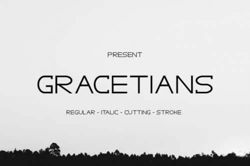 Gracetians Typeface