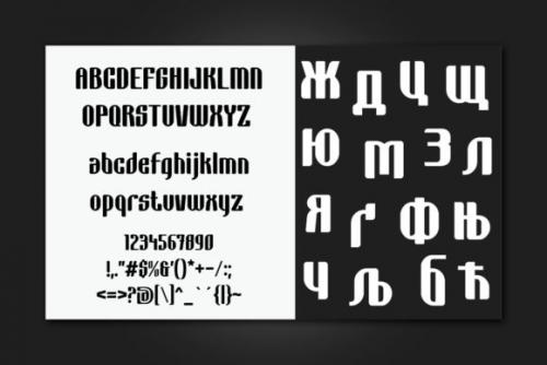 Grage Black Sans Serif Font
