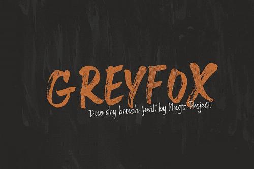 Greyfox Brush Font