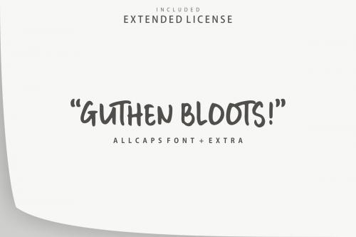 Guthen Bloots Allcaps Font