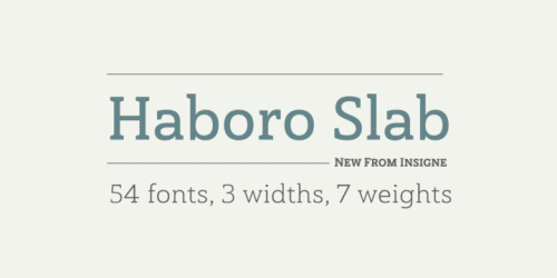 Haboro Slab Font Family
