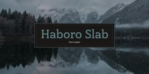 Haboro Slab Font Family