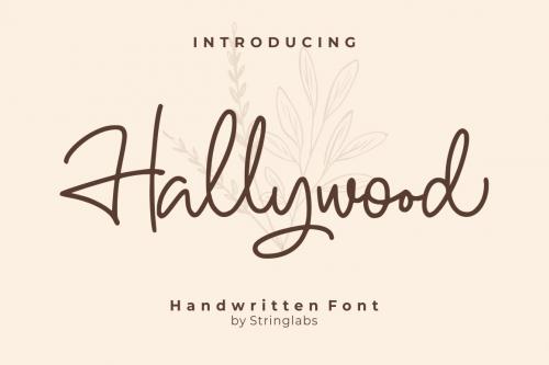 Hallywood Handwritten Font