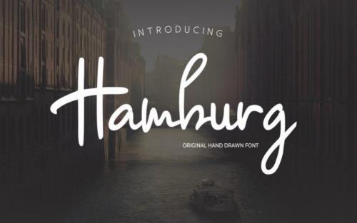 Hamburg Signature Font