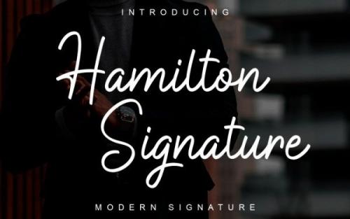 Hamilton Handwritten Font