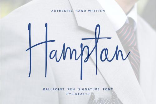 Hampton Handwriting Font